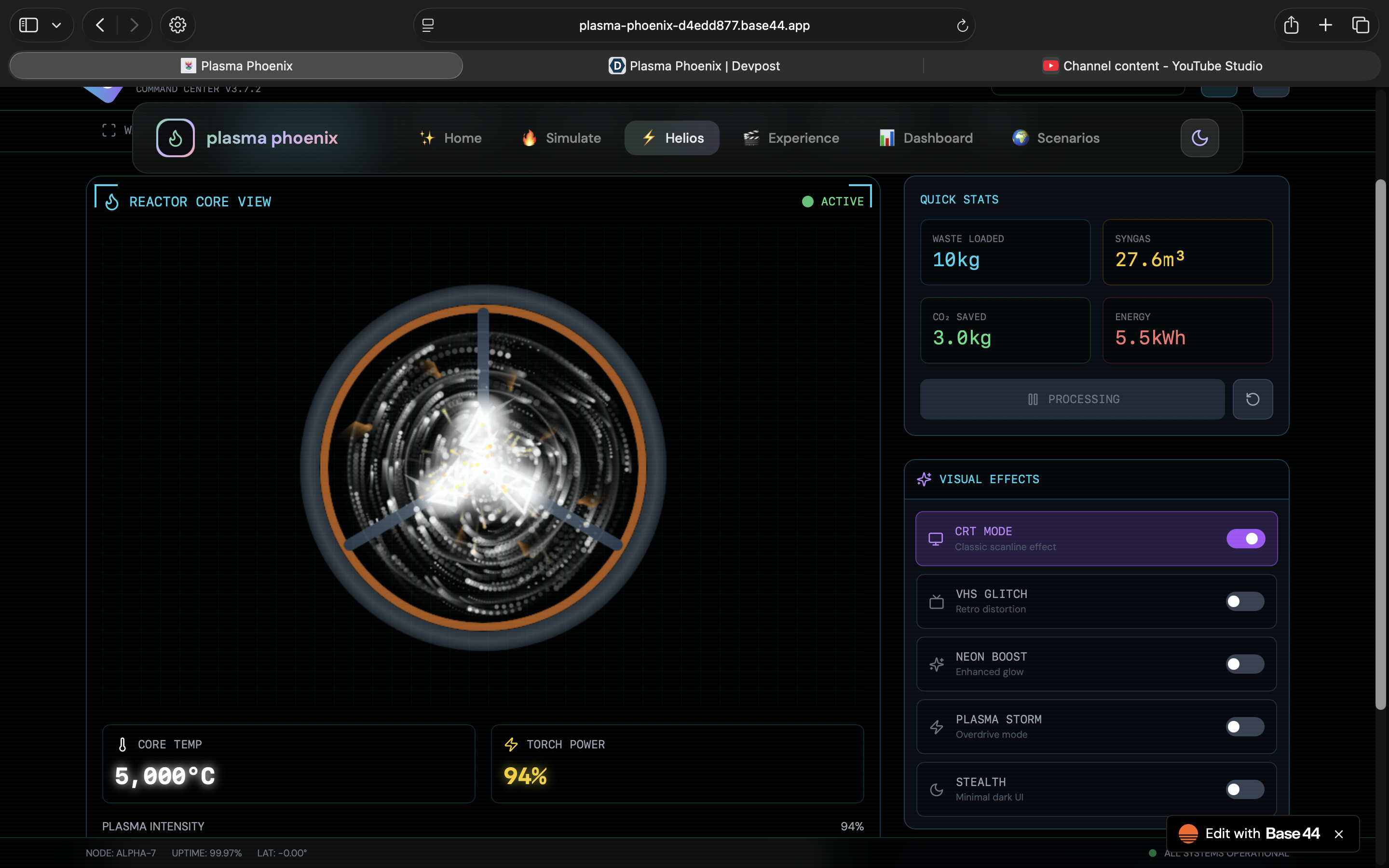 Plasma Phoenix | Devpost