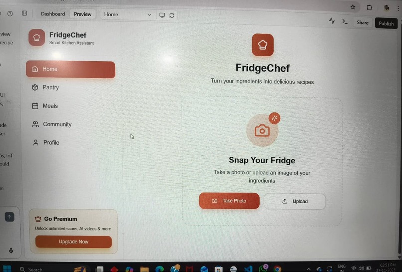 FridgeChef AI – screenshot 1