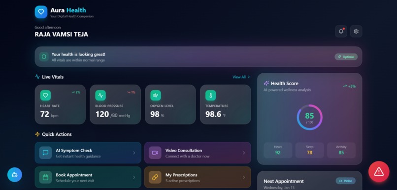 AURA HEALTH – screenshot 1