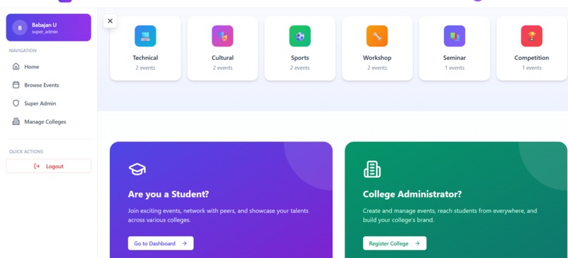 EventHub – screenshot 3