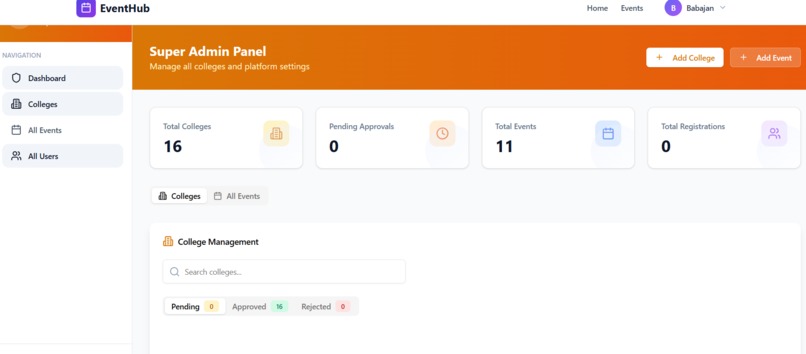 EventHub – screenshot 4