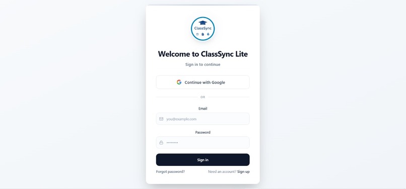 ClassSync Lite – screenshot 2
