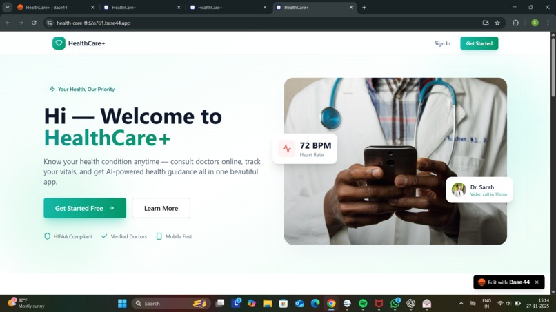 HealthCare+ – screenshot 1