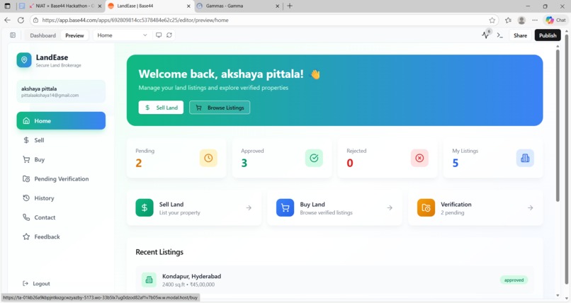 LandEase – screenshot 2