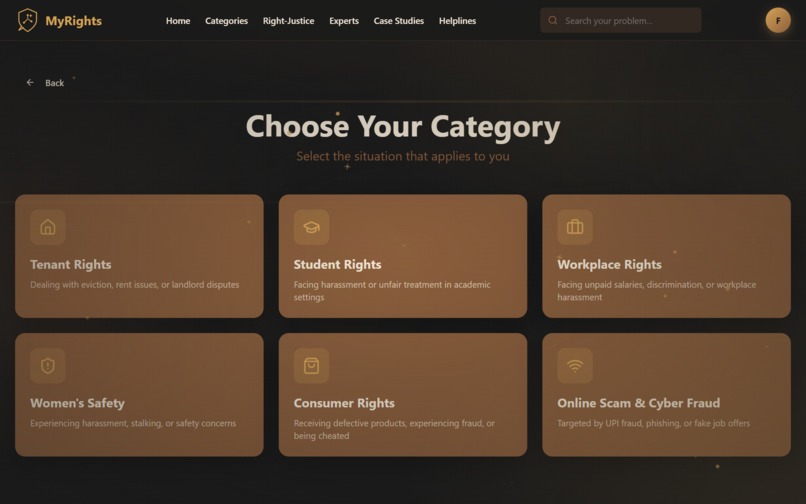 MyRights – screenshot 2