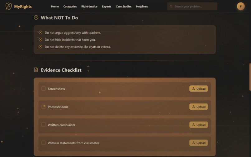 MyRights – screenshot 4