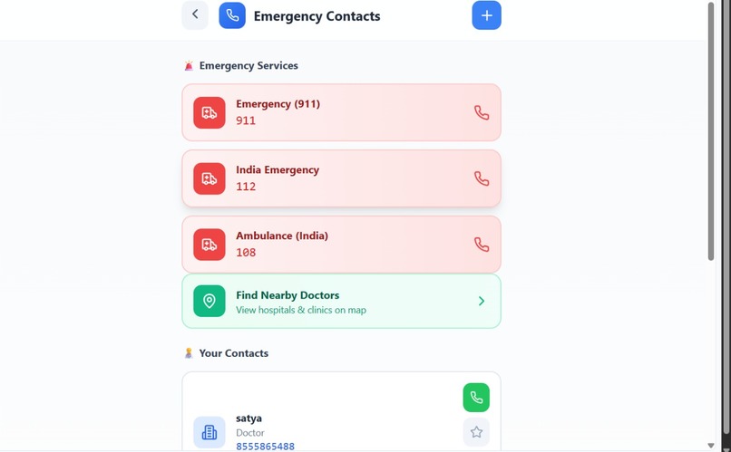 MediAid Voice Assistant – screenshot 2