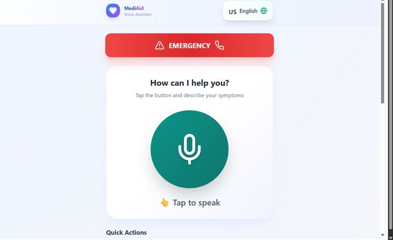MediAid Voice Assistant – screenshot 3
