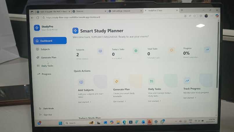 smart study planner – screenshot 2