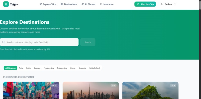 Trip – screenshot 1