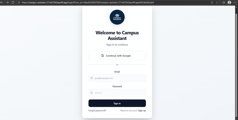 Campus Assistant – screenshot 2