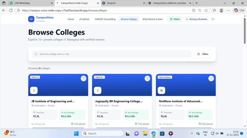 CampusVoice India – screenshot 5