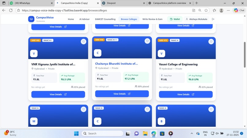 CampusVoice India – screenshot 4