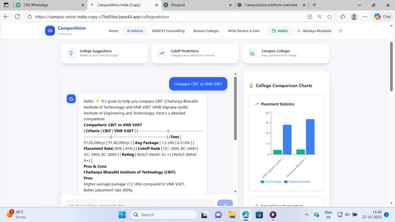 CampusVoice India – screenshot 2