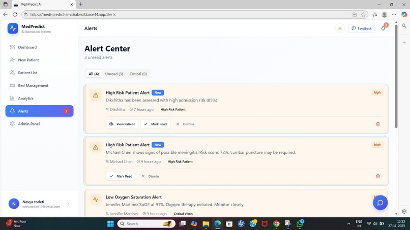 MediPredict AI – screenshot 3