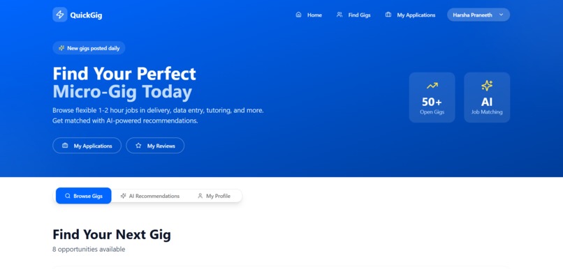 Quick Gig – screenshot 2