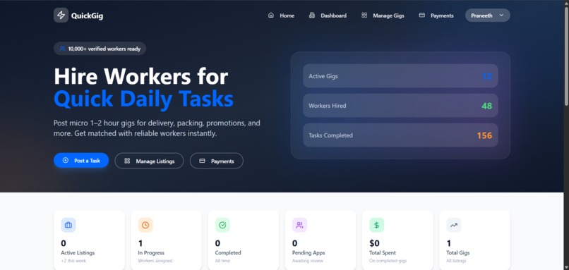 Quick Gig – screenshot 3