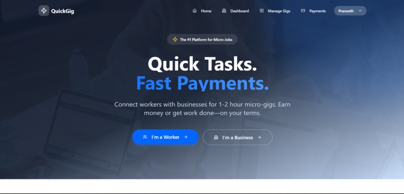 Quick Gig – screenshot 4