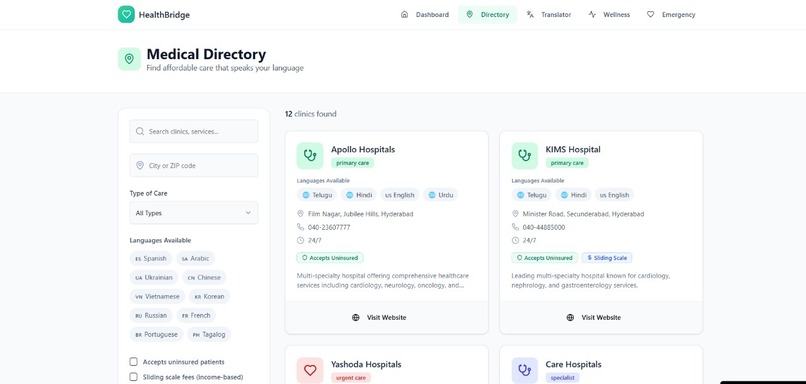 Health care technology and easy accessibility – screenshot 2
