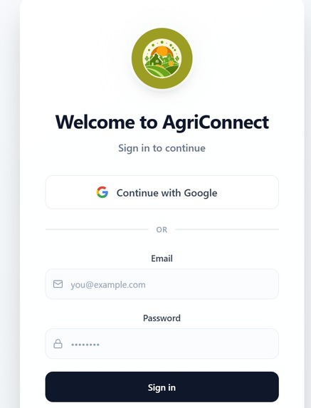 Agri connect  – screenshot 1