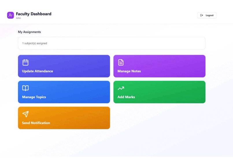 ClassSync – Smart Academic Management Platform – screenshot 1