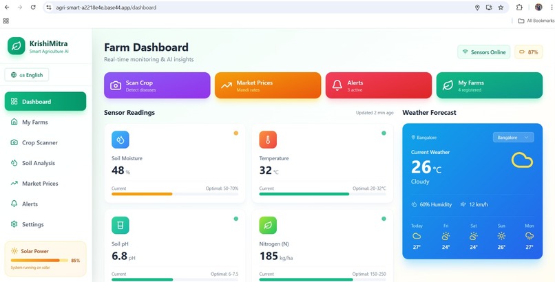 AI SMART AGRICULTURE & MARKET INTELLIGENCE SYSTEM – screenshot 3