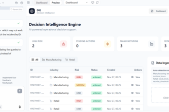 Unified AI Decision Intelligence Engine (DIE)