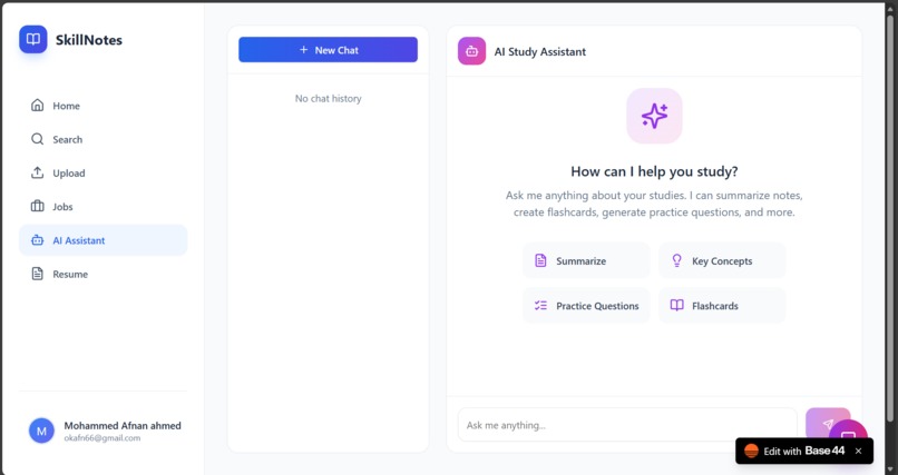 skill notes – screenshot 2
