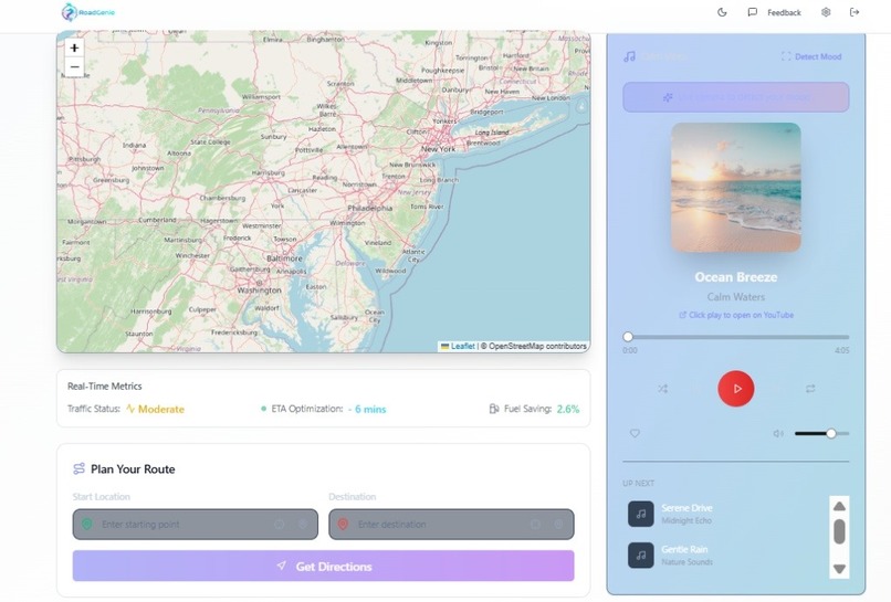 RoadGenie – screenshot 2