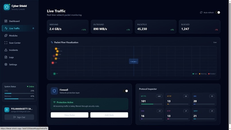 Cyber shield – screenshot 1