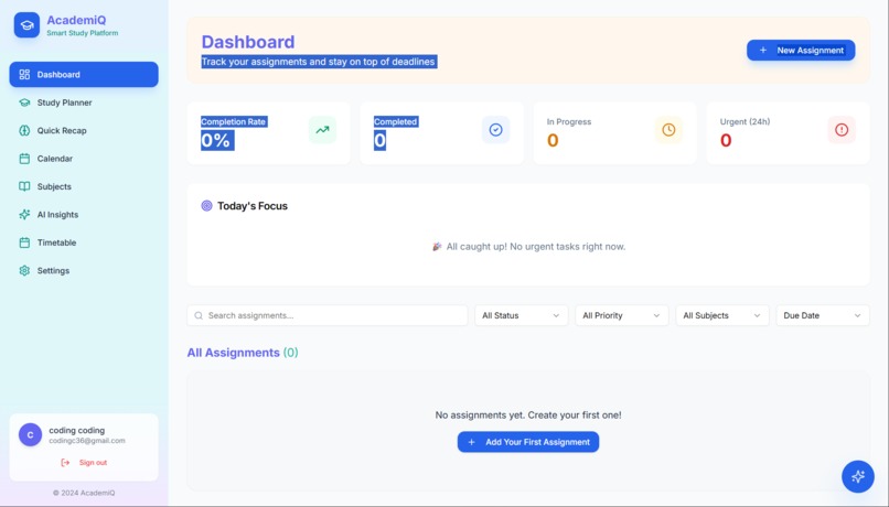 acadamic Q – screenshot 1