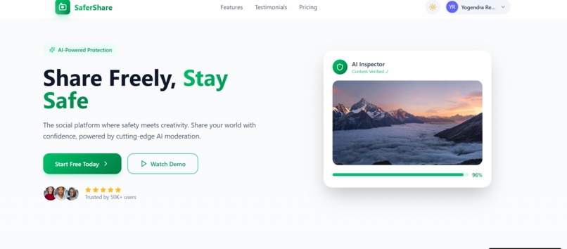 SaferShare – screenshot 2