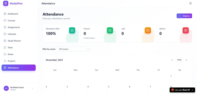 Academia Flow – screenshot 1