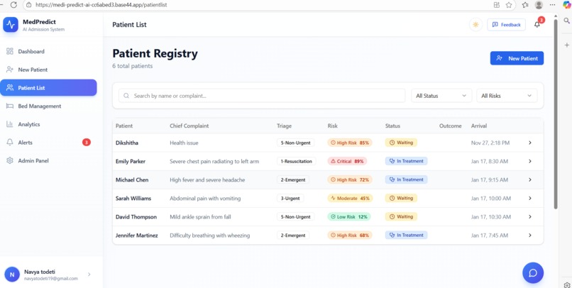 MediPredict AI – screenshot 2