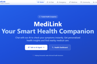MediLink-An AI powered health symptom checker