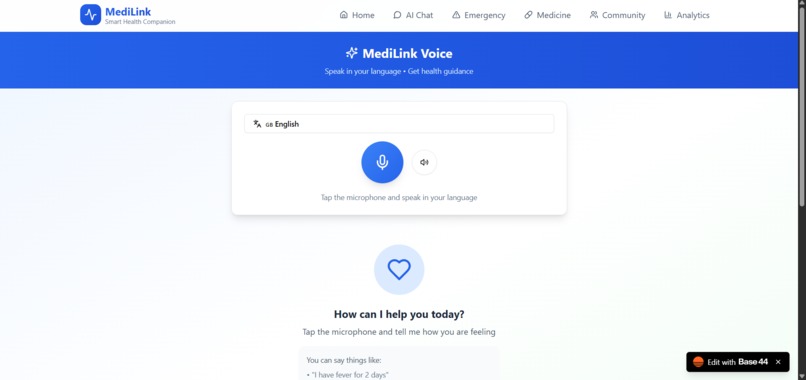 MediLink-An AI powered health symptom checker – screenshot 5