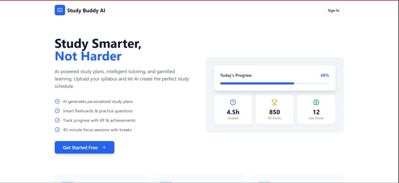 Study Buddy AI – screenshot 1