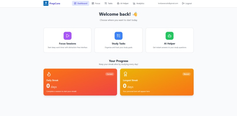PrepCore – screenshot 1