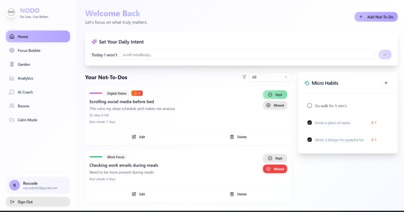 NODO – screenshot 1