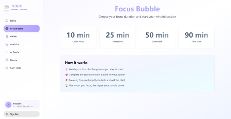 NODO – screenshot 2