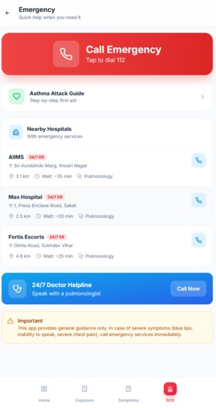 AsthmaShield – screenshot 2