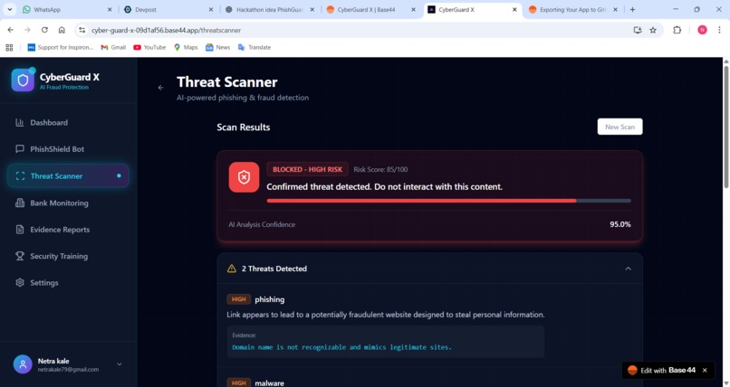PhishGuard AI – screenshot 3