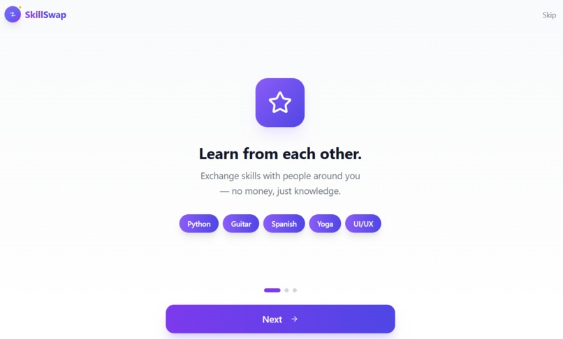 Skill Swap – screenshot 3