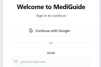 MediGuide — Smart Medical Guidance for Everyone