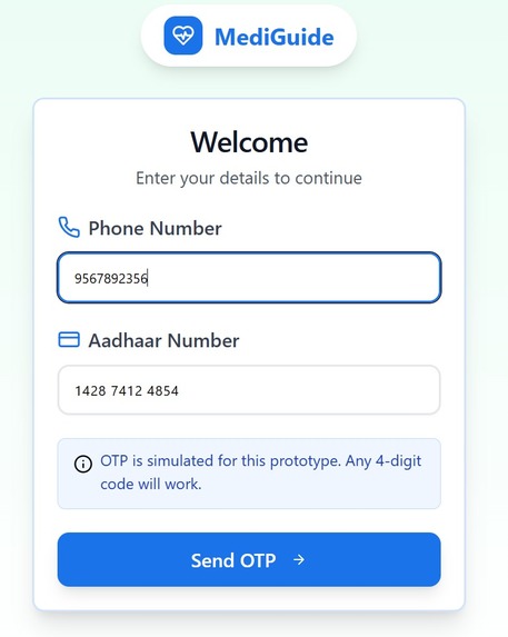 MediGuide — Smart Medical Guidance for Everyone – screenshot 2