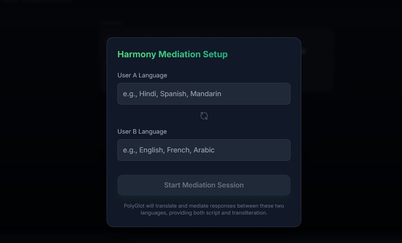 Polyglot Harmony AI Bot – screenshot 1