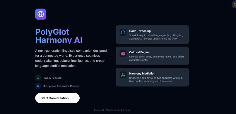 Polyglot Harmony AI Bot – screenshot 2