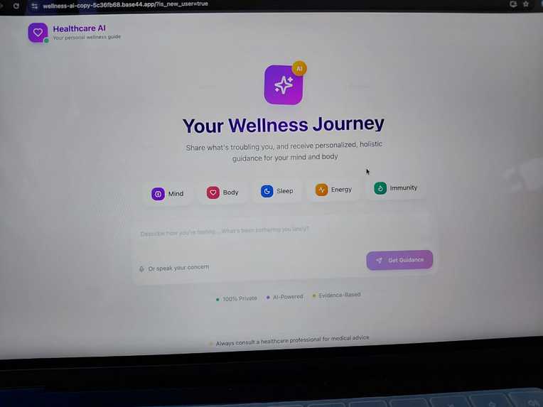 Healthcare AI – screenshot 1