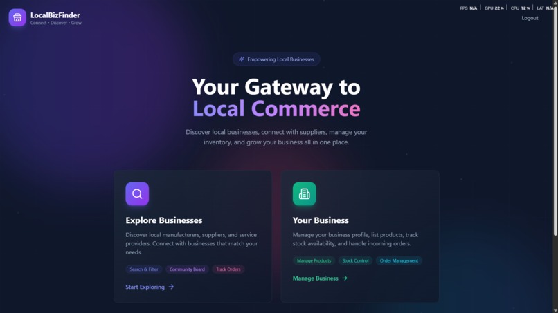 LocalBizFinder – screenshot 1
