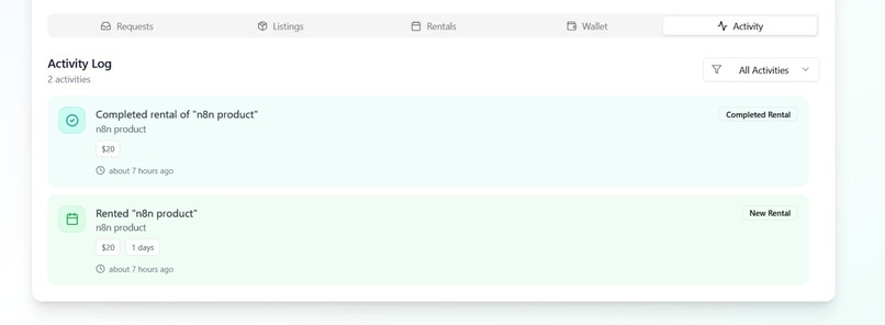   Rent&Share – screenshot 2